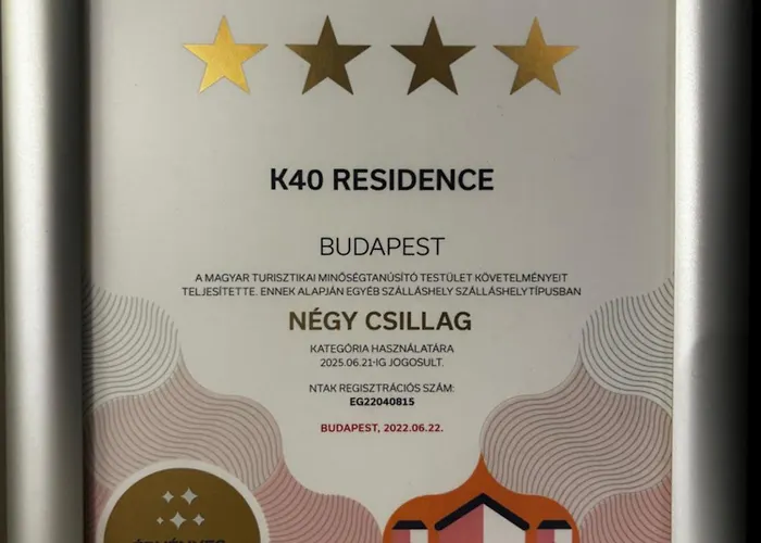 Daire K40 Residence, With Pool On The Top! Budapeşte